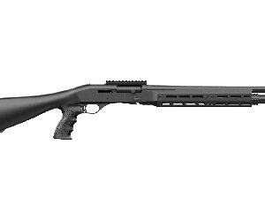 Retay 724 Patrol w/Aluminum Forend Pistol Grip Shotgun 12ga 3" Chamber 4rd Capacity 18.5" Barrel Black Synthetic Matte Finish
