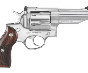 Ruger Redhawk 45 Auto 6rd 4.2" Barrel Stainless Steel Laser Hardwood Grip