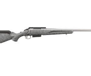 Ruger American Rifle Gen II 243 Win 3rd Magazine 20" Fluted Threaded Barrel Gray Splatter Stock