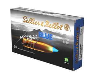 Sellier & Ballot eXergy BLUE rifle Ammunition .30-06 Sprg 165gr PT 2785 fps 20/ct