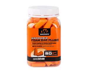 Walker's Foam Ear Plugs 32dB Jar 50/ct