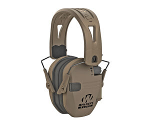 Walker's  Razor Tacti-Grip Ear Muffs -FDE with FDE Band 23NRR
