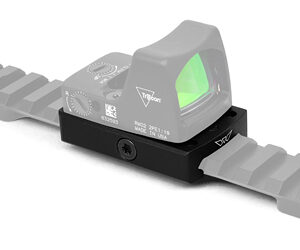 Warne Red Dot Riser Low Pro Reflex Mount - Black